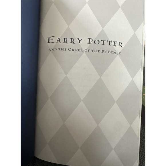 Harry Potter and the Order Of The Phoenix FIRST AMERICAN EDITION, FIRST PRINT - Picture 2 of 12